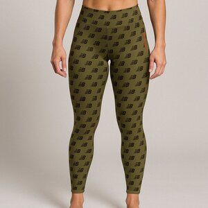 New Balance Women's Olive Bandier High Rise Tight - Size Medium - NWT